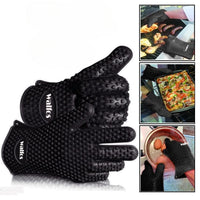 Heat-Resistant Gloves - GrillGuard-Black-State of Style
