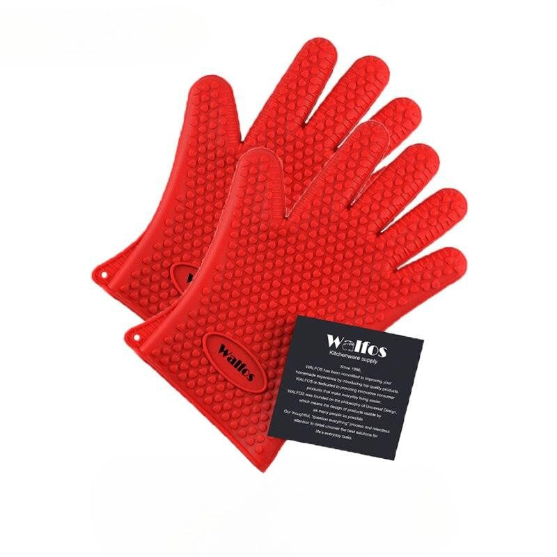 Heat-Resistant Gloves - GrillGuard-Red-State of Style