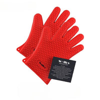Heat-Resistant Gloves - GrillGuard-Red-State of Style