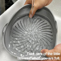 Heat-Resistant Silicone Mat - AirBake-Green-Round-State of Style