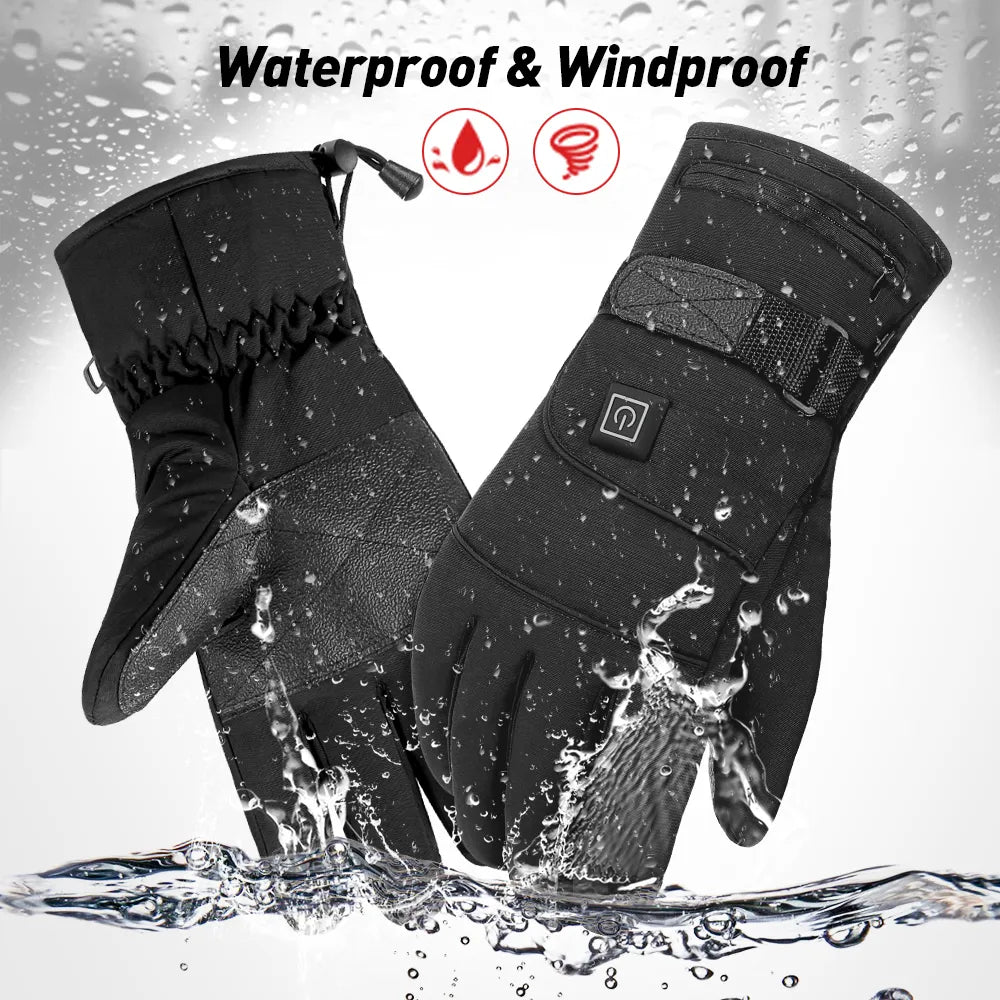 Heated Waterproof Gloves with Non-Slip Grip - Jasper-State of Style