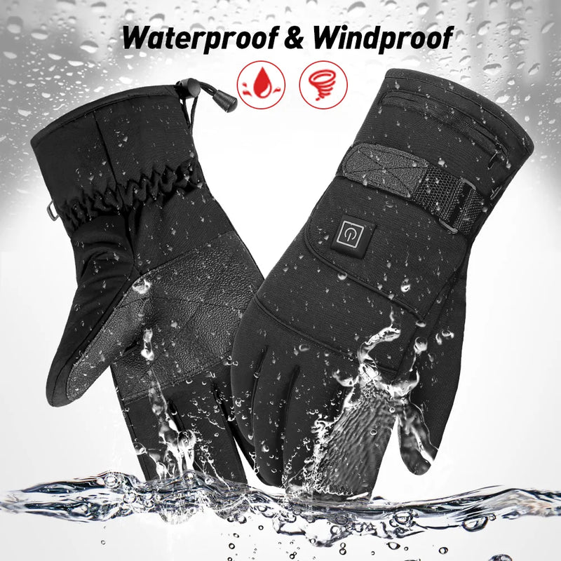 Heated Waterproof Gloves with Non-Slip Grip - Jasper-State of Style