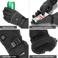 Heated Waterproof Gloves with Non-Slip Grip - Jasper-State of Style
