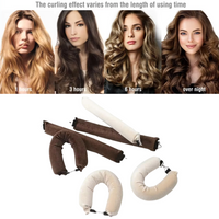 Heatless Hair Curler Set - Soft Curls While You Sleep-Beige-3 pieces-State of Style