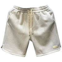 Herringbone men's shorts with Ice-Silk technology – Milo-Black-S-State of Style