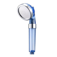 High Pressure Water-Saving Shower Head with Filter - AquaGlow-Blue B-State of Style