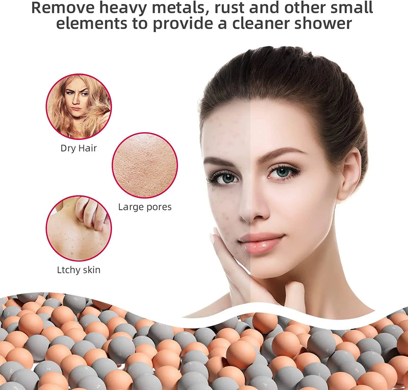 High Pressure Water-Saving Shower Head with Filter - AquaGlow-Transparent-State of Style