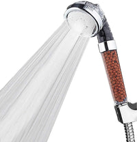 High Pressure Water-Saving Shower Head with Filter - AquaGlow-Transparent-State of Style