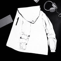 High-Reflective and Waterproof Unisex Rain Jacket - LumiSafe-S-State of Style