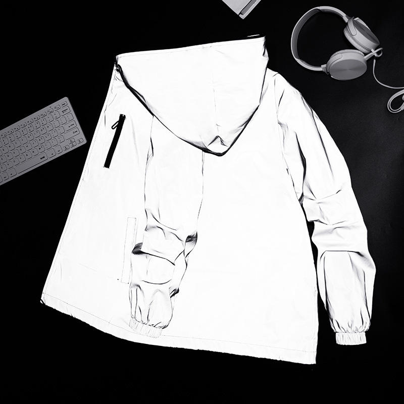 High-Reflective and Waterproof Unisex Rain Jacket - LumiSafe-S-State of Style