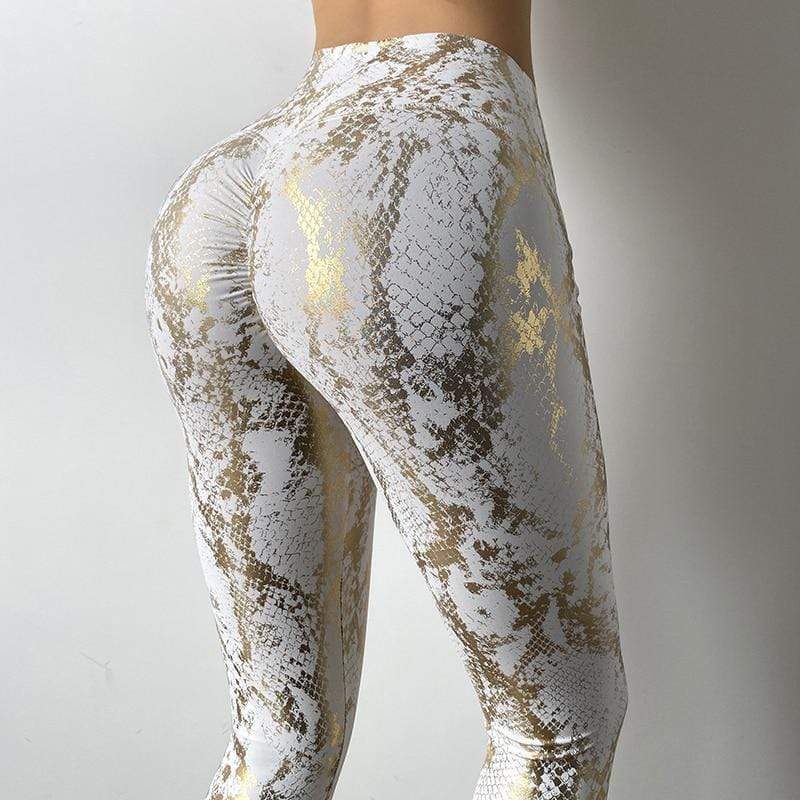 High Waist Push-Up Legging - Isla-White-S-State of Style