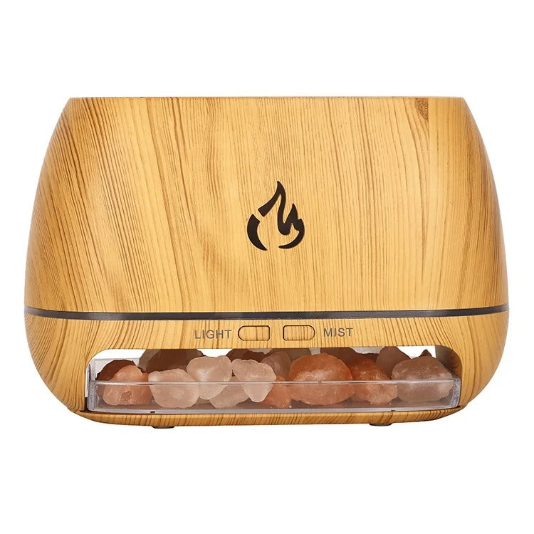 Himalayan Salt Aroma Diffuser with Ambient Lighting - SaltSerenity-State of Style