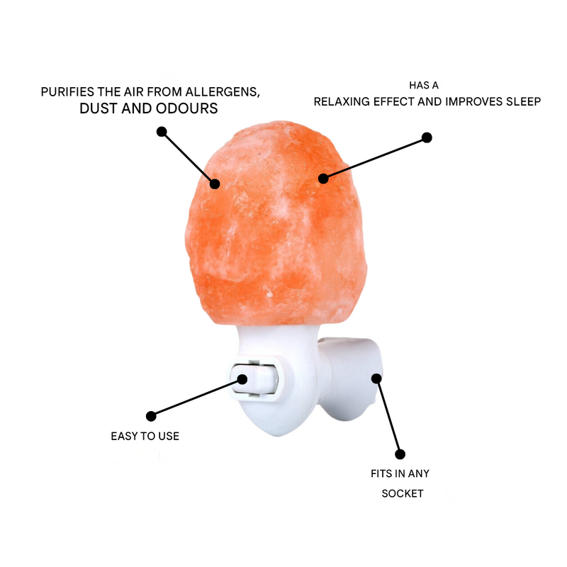 Himalayan Salt Lamp for Relaxation and Air Purification - ZenGlow-State of Style