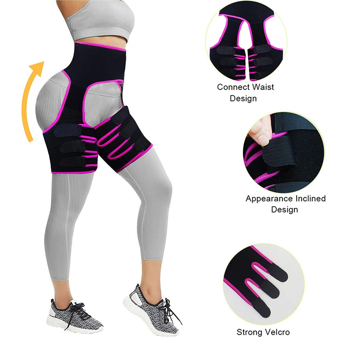 Hip and Thigh Support Band for Pain Relief - FlexiSupport-Black-S/M-State of Style