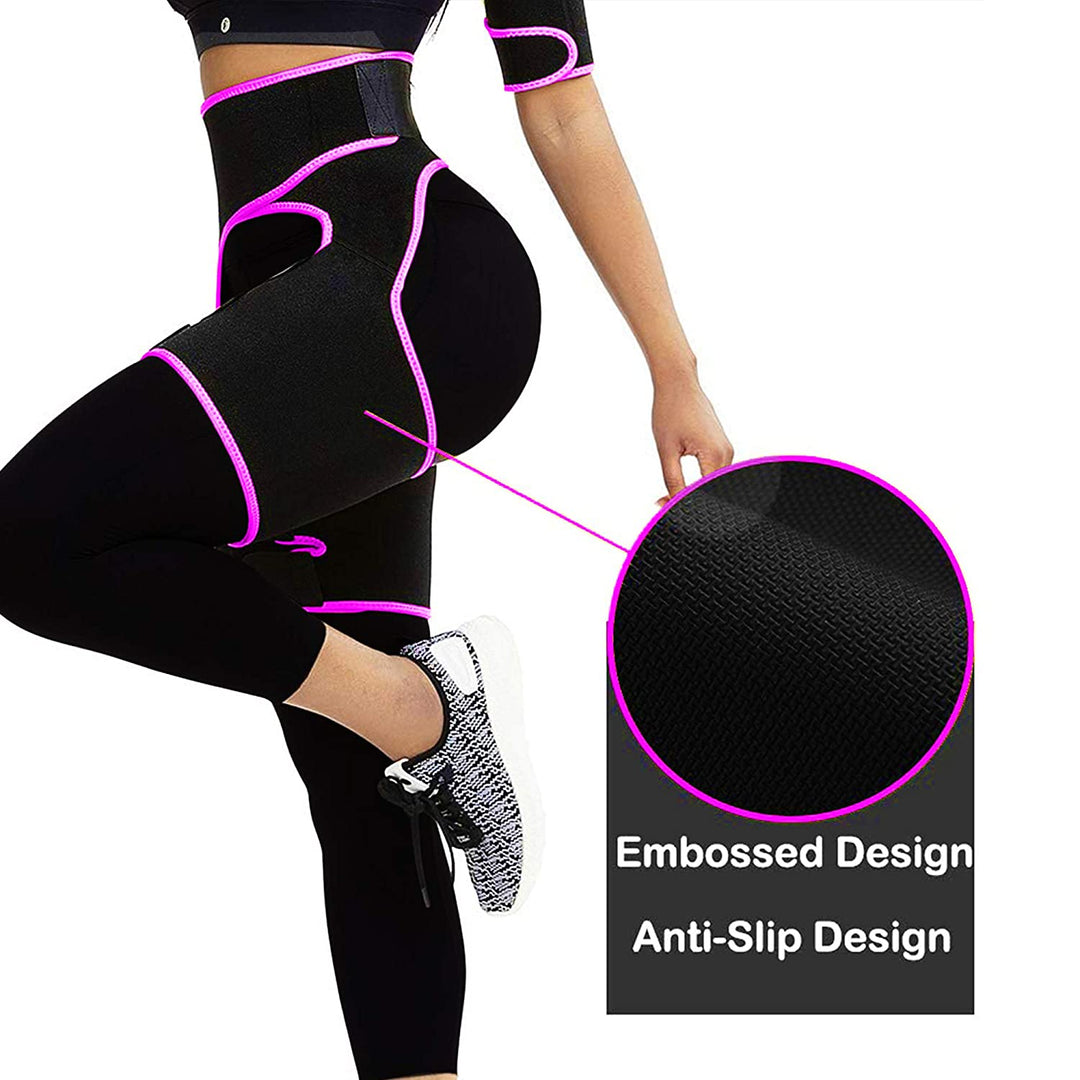 Hip and Thigh Support Band for Pain Relief - FlexiSupport-Black-S/M-State of Style