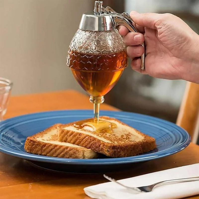 Honey Dispenser with Drip-Free Technology - AmberDrop-State of Style