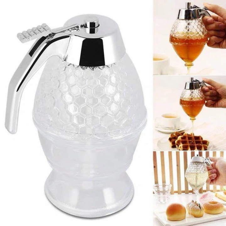 Honey Dispenser with Drip-Free Technology - AmberDrop-State of Style