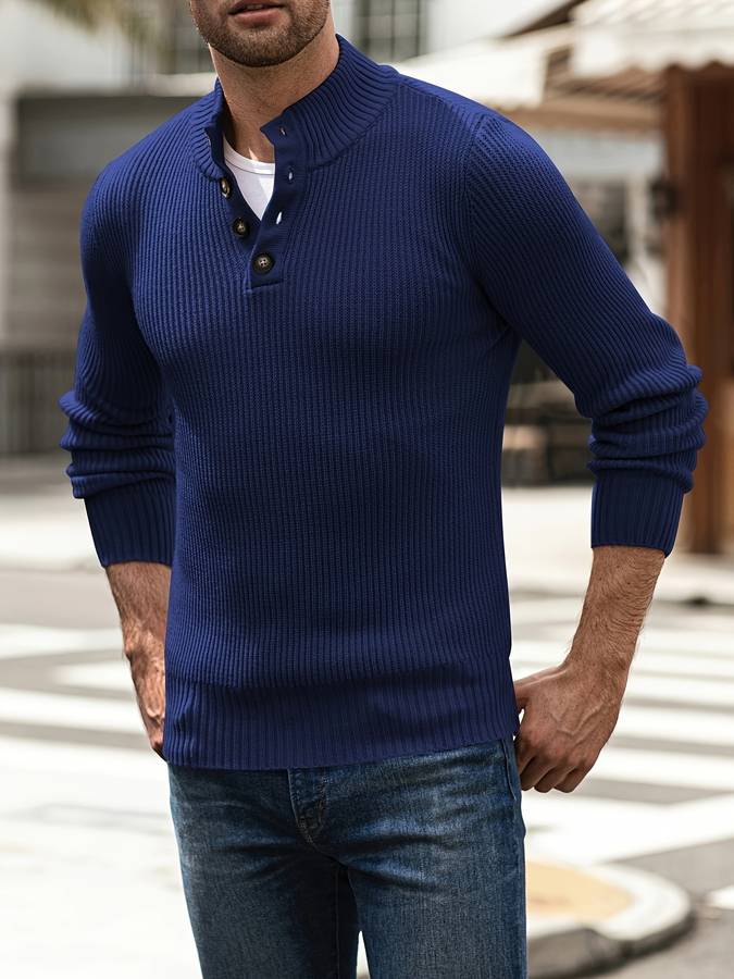 Hudson Capri Sweater-Blue-M-State of Style