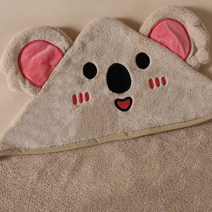 Huggably Soft Bathrobe with Hood – Dries Quickly & Keeps You Warm-Koala-State of Style