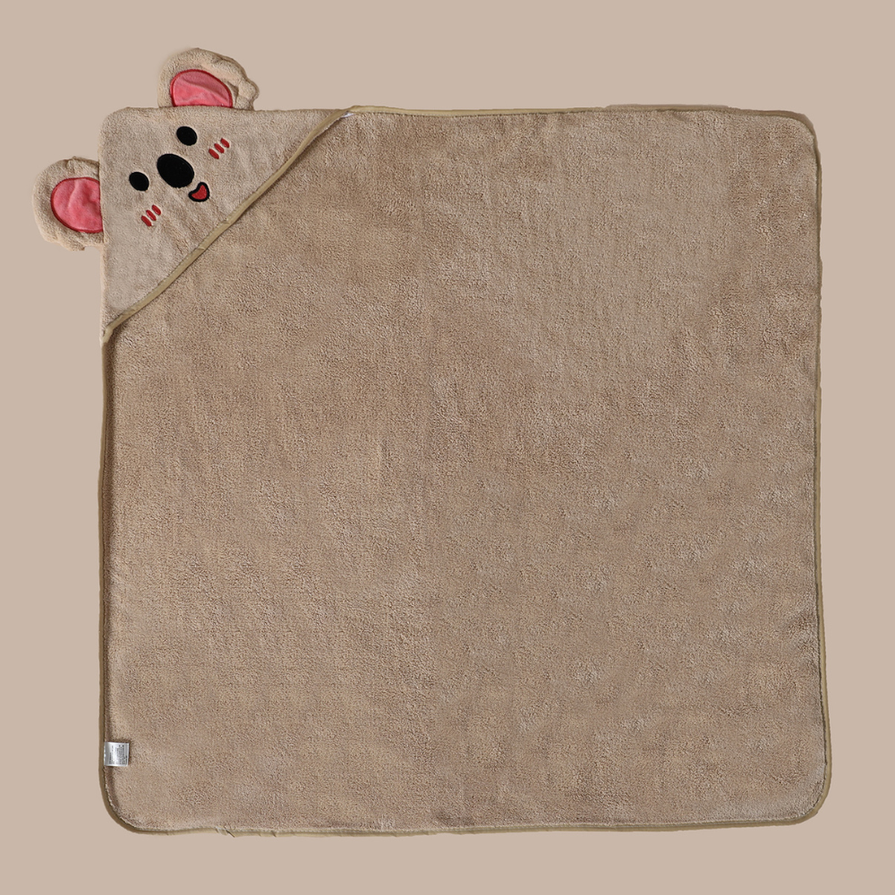 Huggably Soft Bathrobe with Hood – Dries Quickly & Keeps You Warm-Koala-State of Style