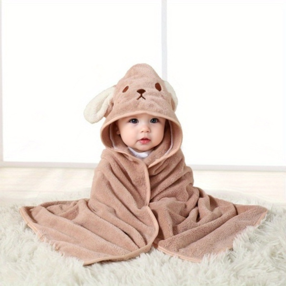Huggably Soft Bathrobe with Hood – Dries Quickly & Keeps You Warm-Rabbit-State of Style