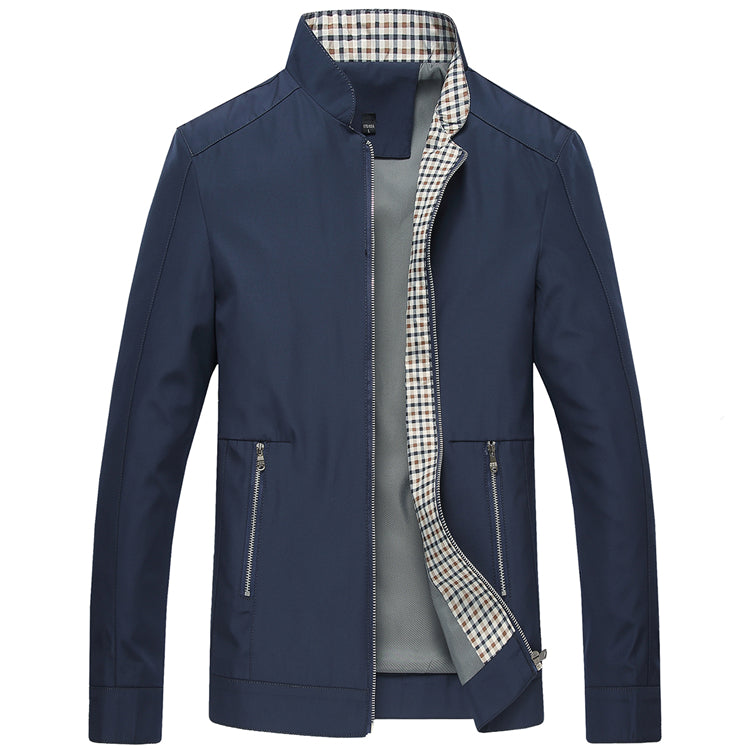 Hugo Waterproof Jacket | Button-Up Summer Jacket-Blue-M-State of Style