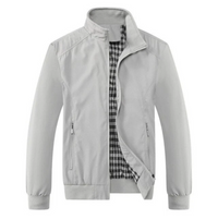 Hugo Waterproof Jacket | Button-Up Summer Jacket-Light Grey-M-State of Style