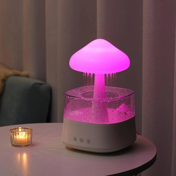 Humidifier with Night Light and Aromatherapy - AromaGlow-Wood-State of Style