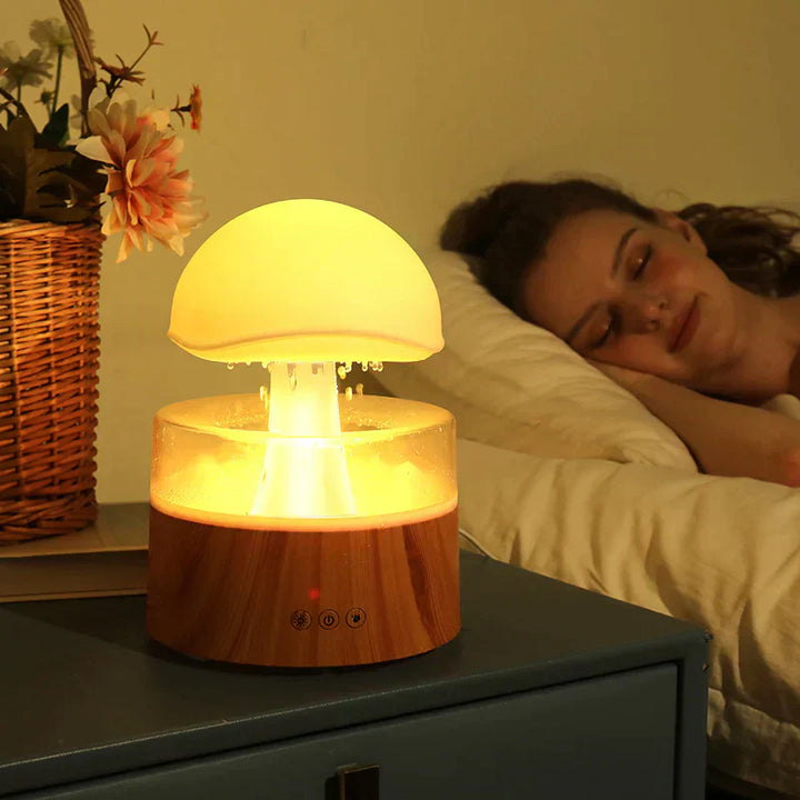 Humidifier with Night Light and Aromatherapy - AromaGlow-Wood-State of Style