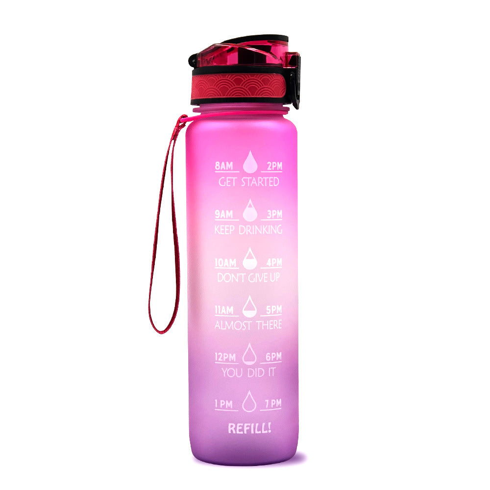 HydraHero Water Bottle with Timeline - Stay Fresh, Stay Hydrated!-Pink-State of Style