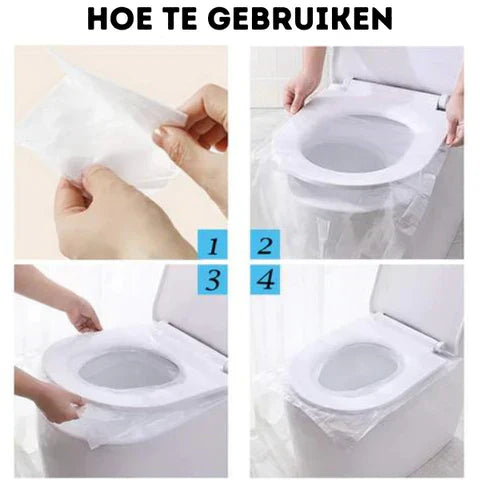 Hygienic Disposable Toilet Seat Covers - SafeSit-100 Pieces (50 + 50 FREE)-State of Style