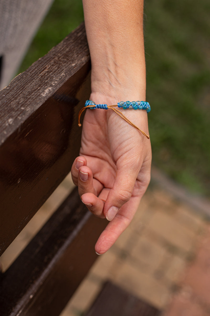 Hypnotic Blue Opal Bracelet - Liora-State of Style