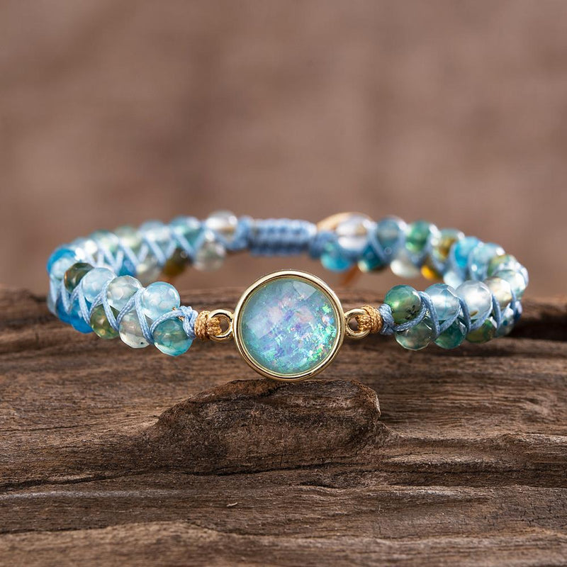 Hypnotic Blue Opal Bracelet - Liora-State of Style