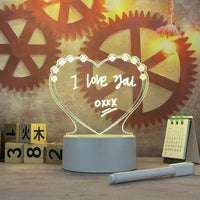 Illuminated Notice Board - LumoNote-Heart-State of Style