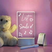 Illuminated Notice Board - LumoNote-White-State of Style
