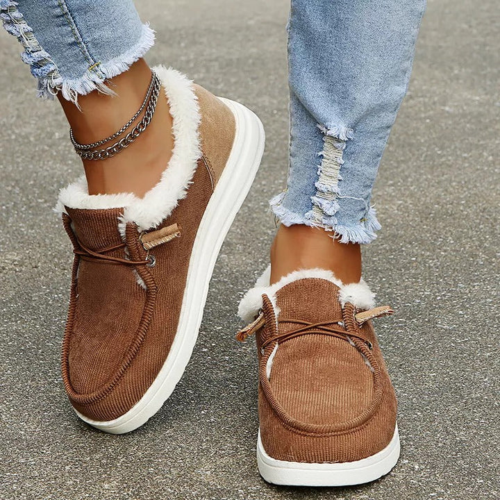 Ladies' Slip-On Winter Shoes with Plush Lining – Maren