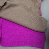 Impressive Color Block Knit Sweater - AutumnVibe-S (36/38)-State of Style