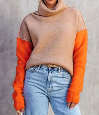 Impressive Color Block Knit Sweater - AutumnVibe-S (36/38)-State of Style