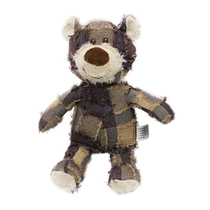 Indestructible Dog Chew Toy - PowerPup-Purple Brown Checkered-State of Style