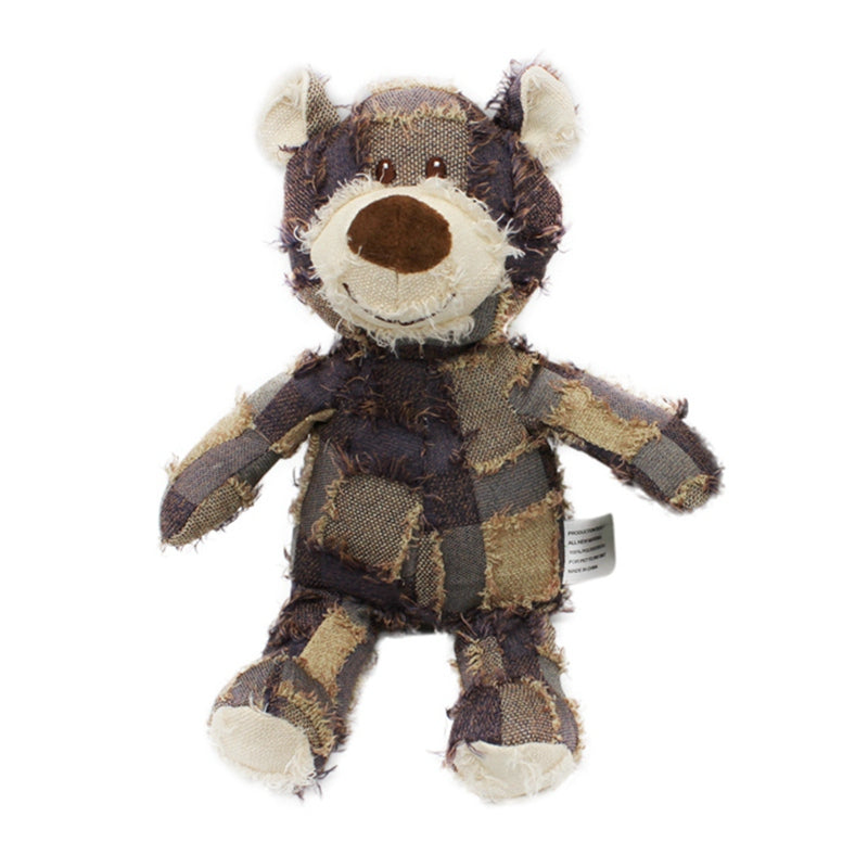 Indestructible Dog Chew Toy - PowerPup-Purple Brown Checkered-State of Style