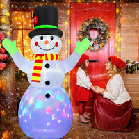 Inflatable Illuminated Snowman (213 cm) - Lotte-State of Style