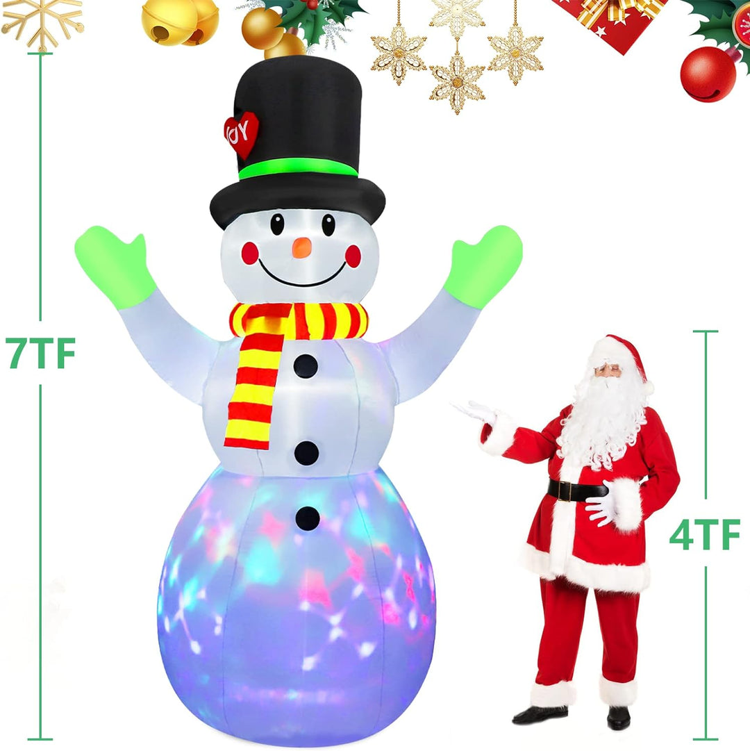Inflatable Illuminated Snowman (213 cm) - Lotte-State of Style