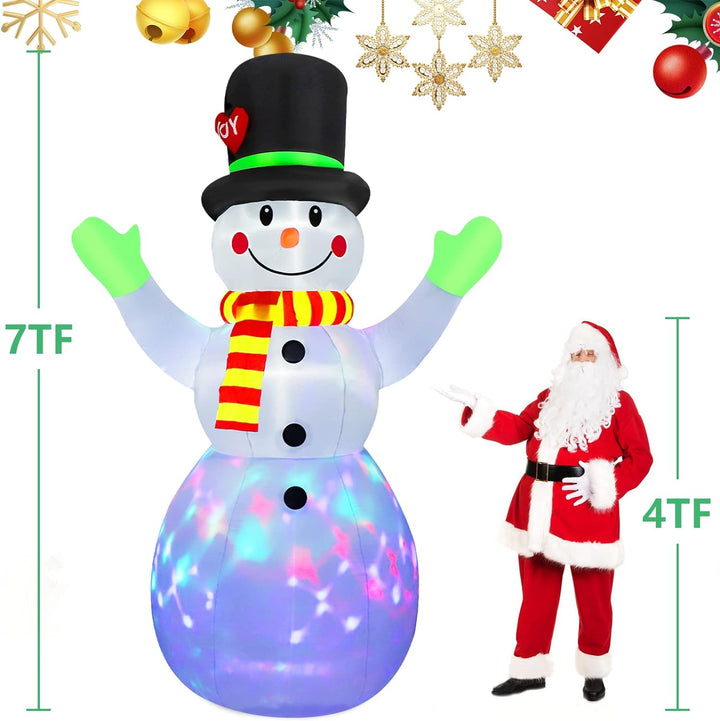 Inflatable Illuminated Snowman (213 cm) - Lotte-State of Style