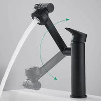 Innovative Bathroom Tap - TwistFlow-Black-State of Style