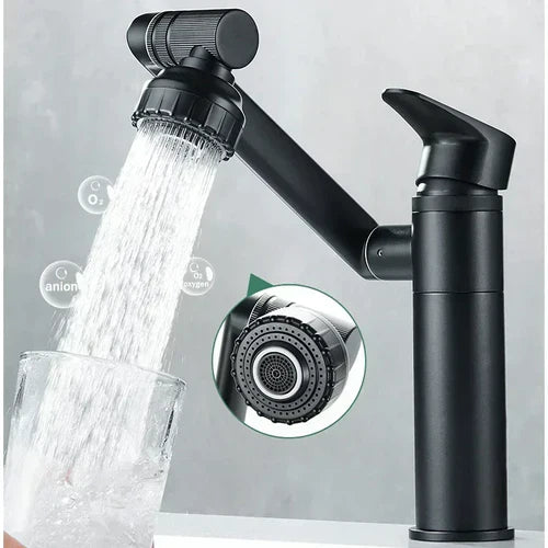 Innovative Bathroom Tap - TwistFlow-Black-State of Style