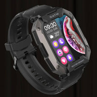 Innovative Smartwatch – ForgeTech-Metallic Black-State of Style