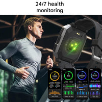 Innovative Smartwatch – ForgeTech-Metallic Black-State of Style