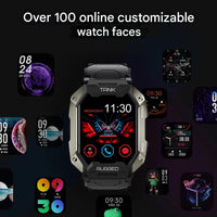 Innovative Smartwatch – ForgeTech-Metallic Black-State of Style