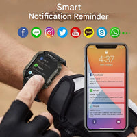 Innovative Smartwatch – ForgeTech-Metallic Black-State of Style