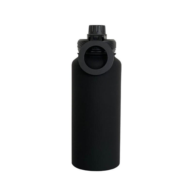 Innovative Water Bottle with Magnetic Ring - HydroSnap-Black-L (1L)-State of Style